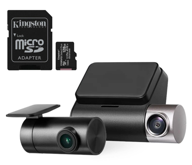 70mai Dash Cam A510 + kamera RC11 + karta 128GB 2.7K/WiFi/GPS - 1362202 - zdjęcie